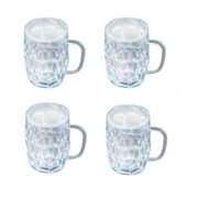 Sandistore Tiny Creative Mini Shaped Decoration(4 Pc) Acrylic Cups